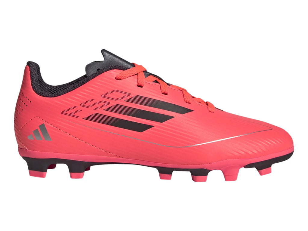Tenis de Fútbol Adidas F50 Club Rojo y Negro para Niño