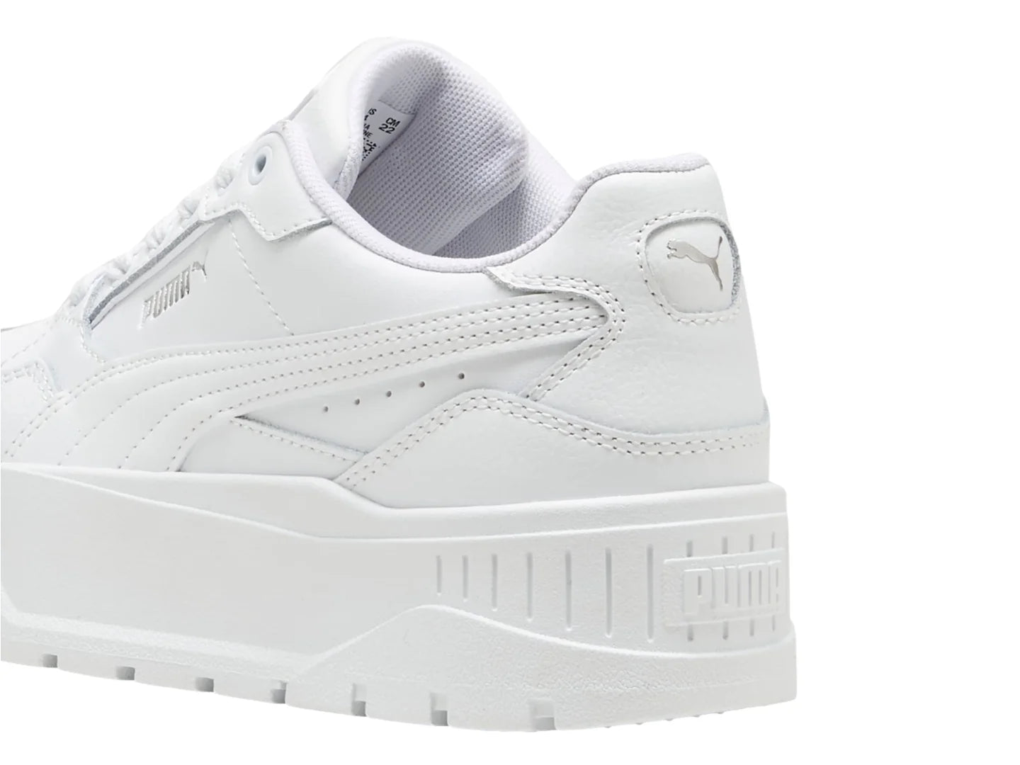 Tenis PUMA Karmen II Idol Blanco y Plata para Niña
