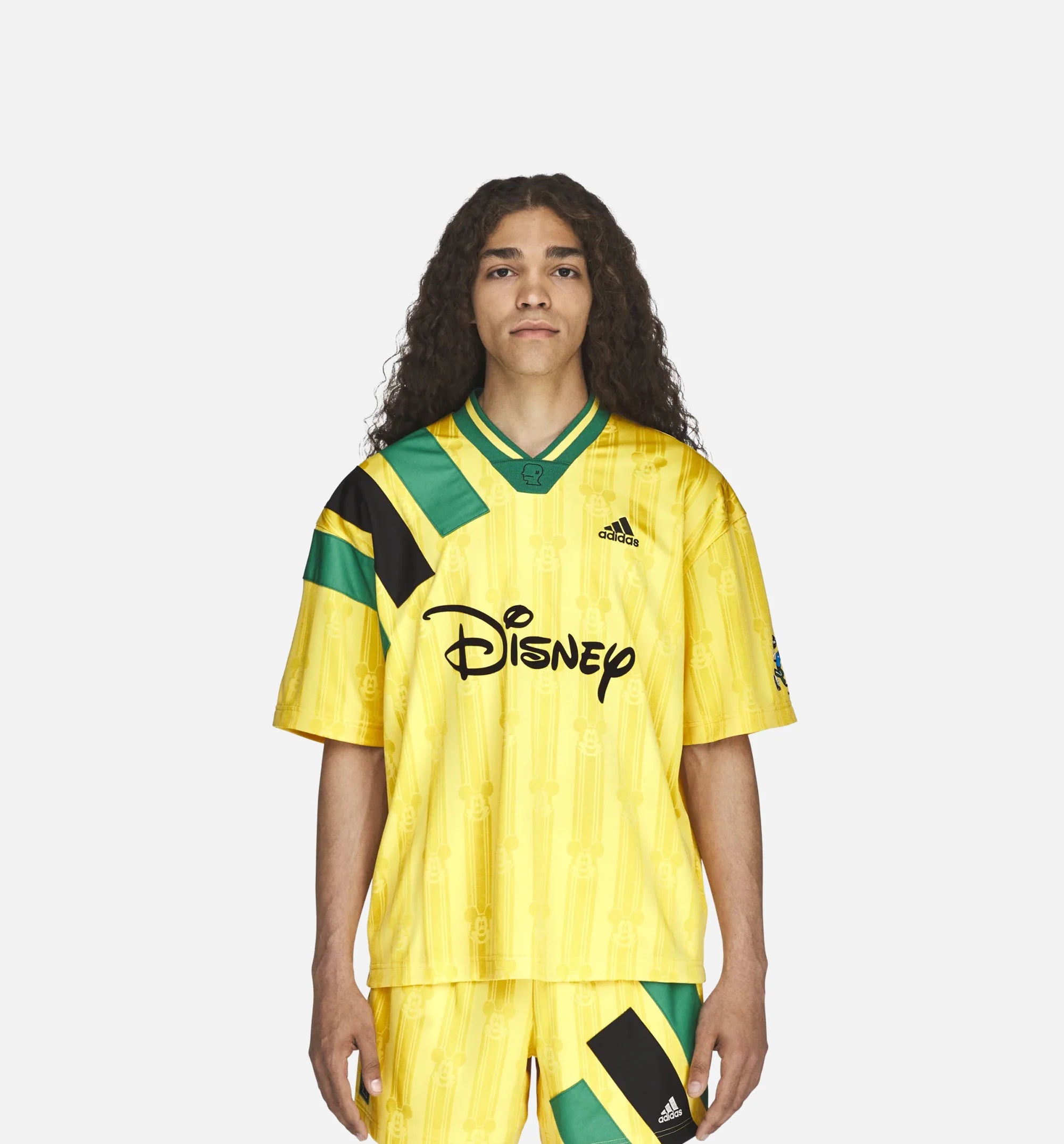 Originals x Brain Dead By Disney Mens Jersey Yellow Green Black