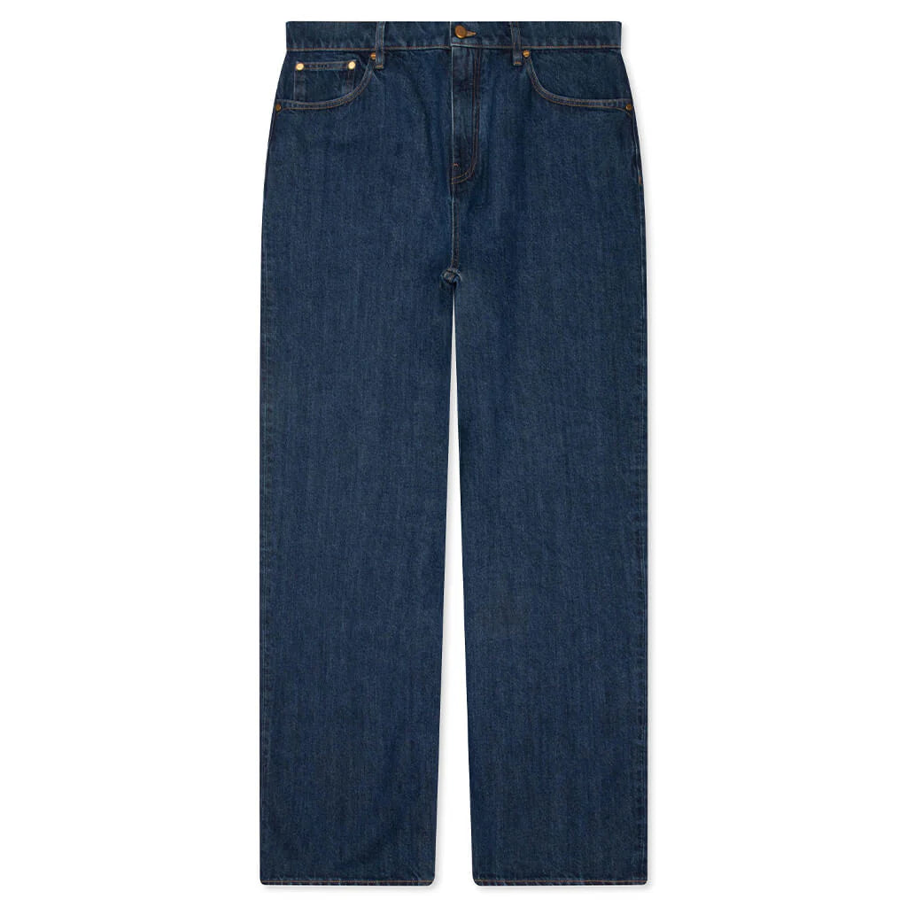 Loose Lightweight Denim Trousers Medium Denim
