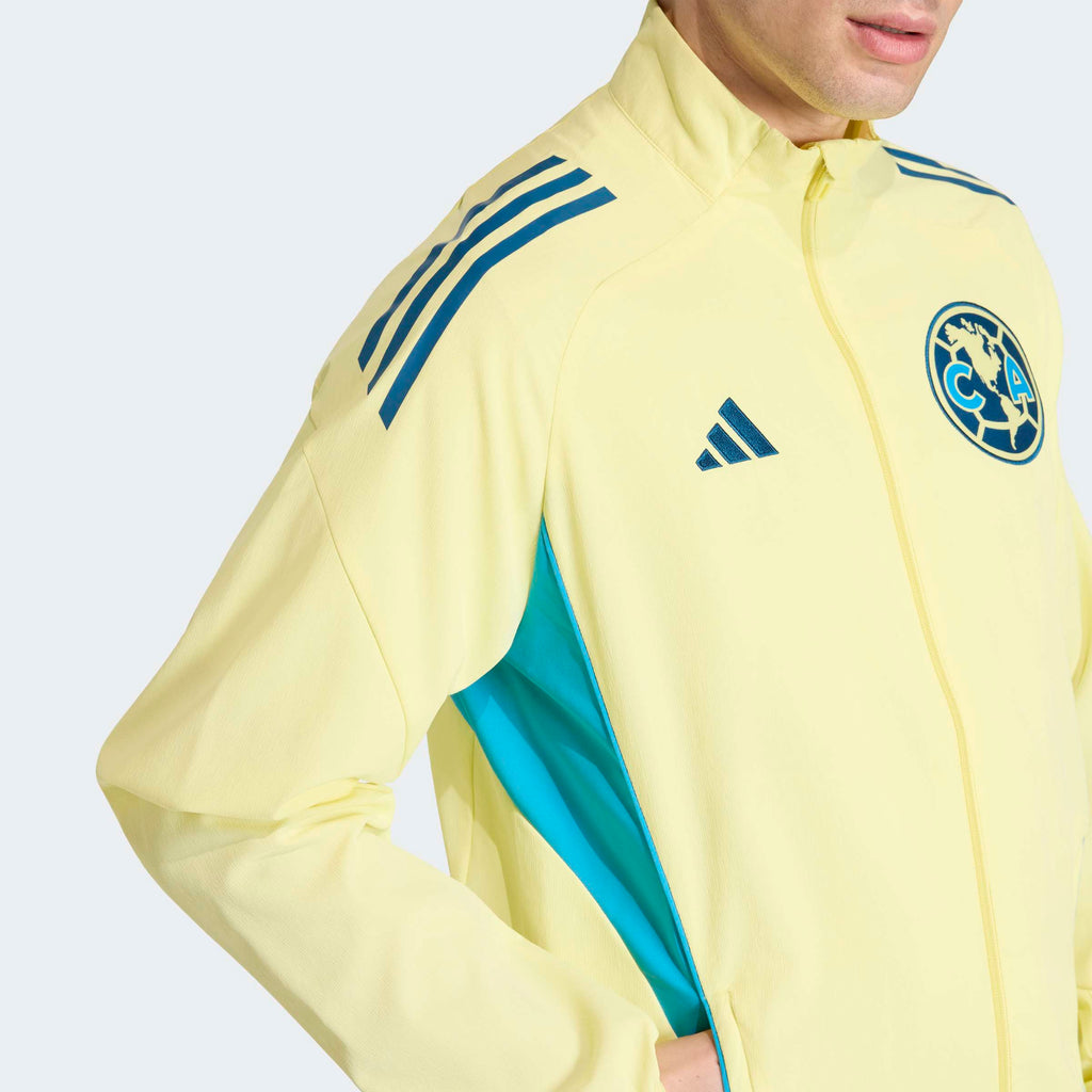 adidas Club America 25 26 Tiro25 Competition Presentation Mens Soccer Jacket Yellow