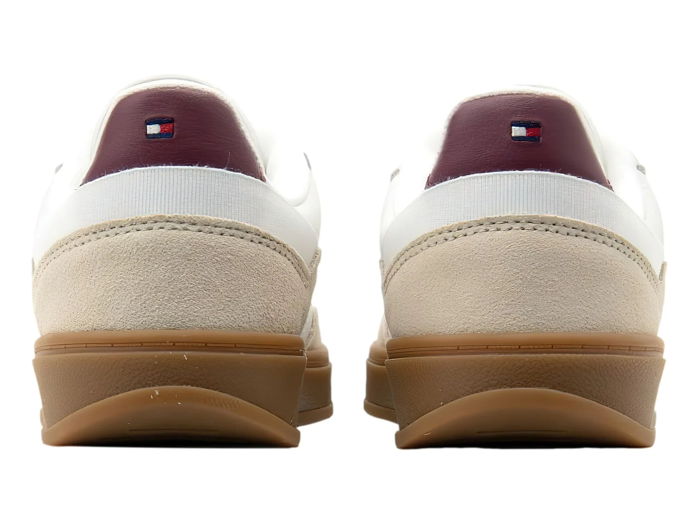 Tenis Tommy Hilfiger Heritage Court Blanco y Beige para Mujer