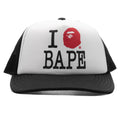 I Love Bape Mesh Cap Black