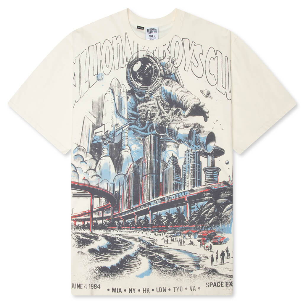 Space Expo S S Knit Tee Gardenia