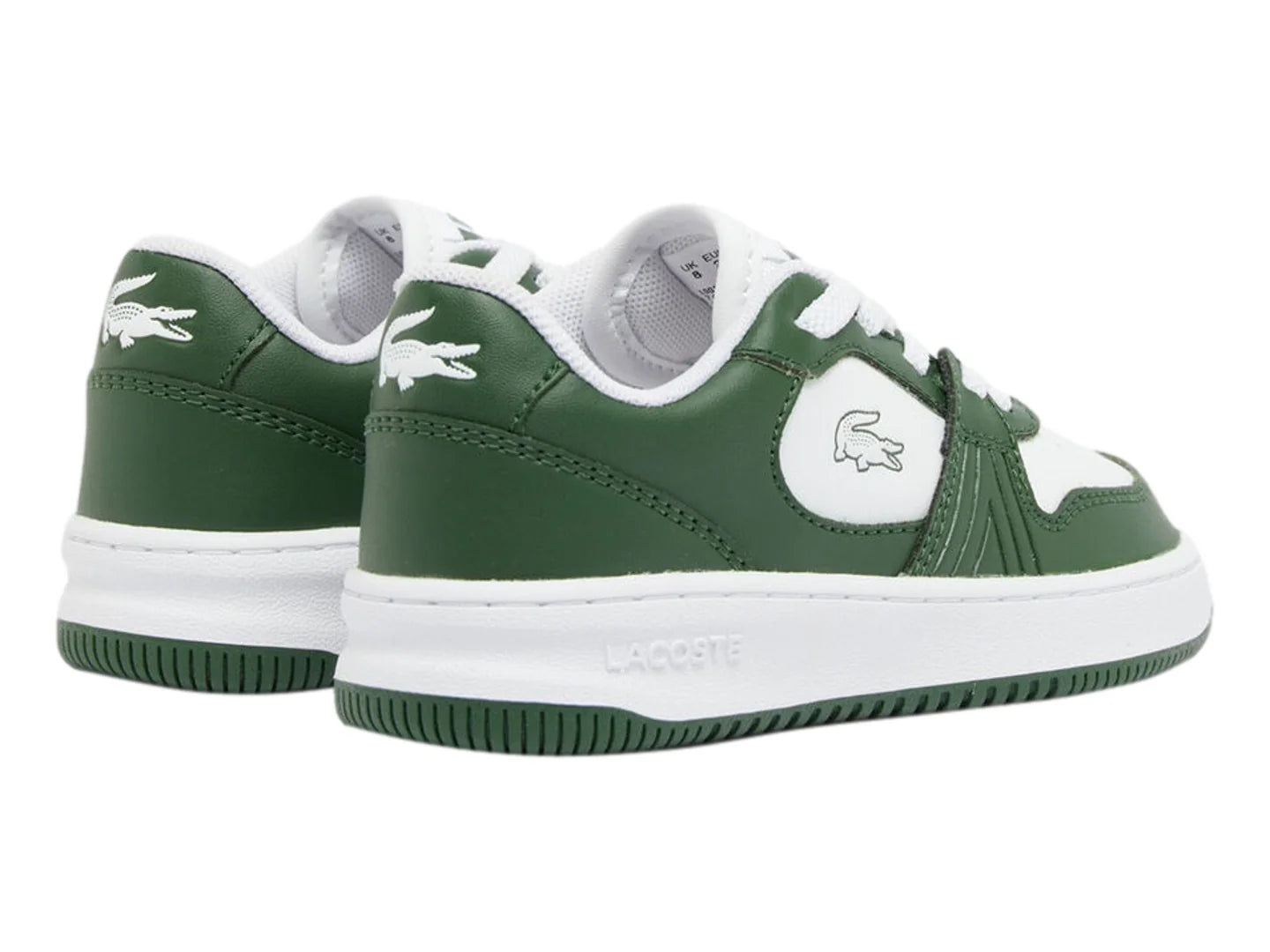 Tenis Lacoste L001 Set Verde y Blanco para Niño