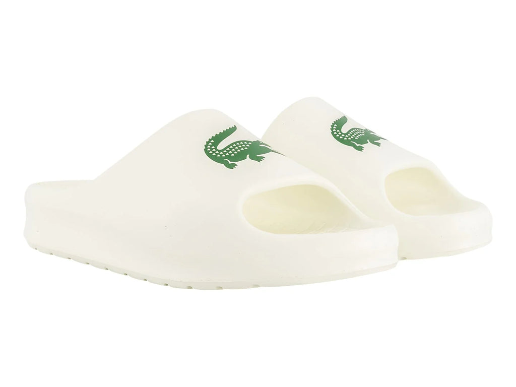 Sandalias Lacoste Serve Slide 20 Blanco y Verde para Mujer