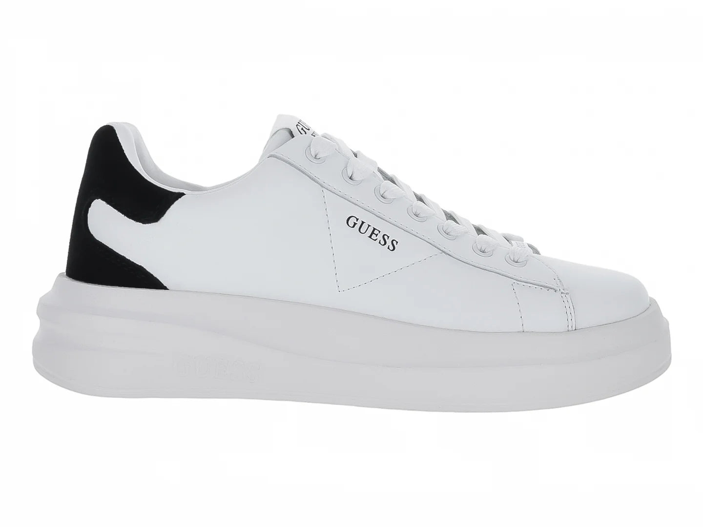 Tenis Guess Elbina Blanco y Negro para Mujer