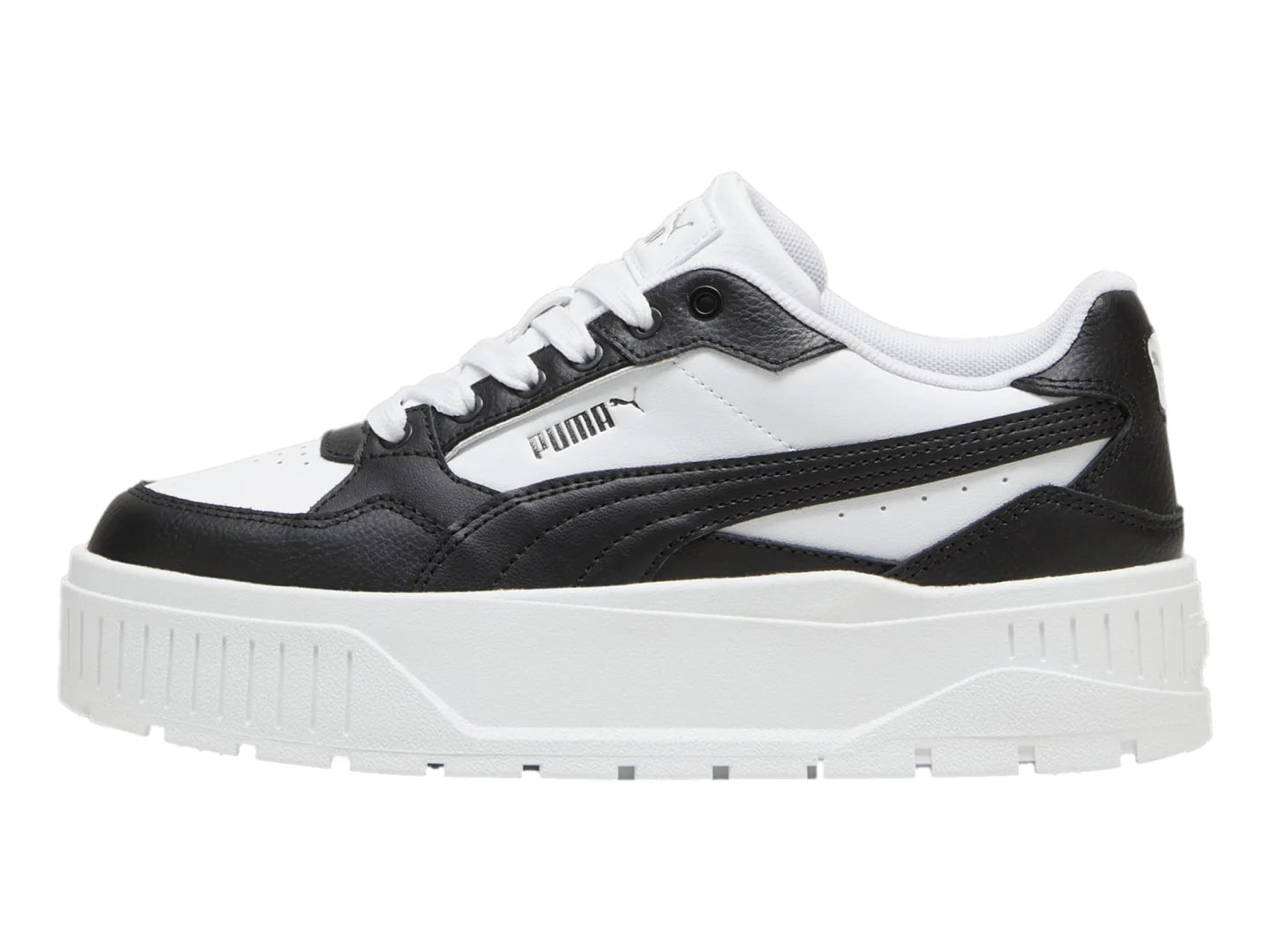 Tenis PUMA Carmen II L Blanco Negro y Plata para Mujer