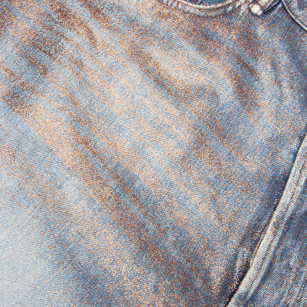 Denim Shorts Rose Copper Light Blue