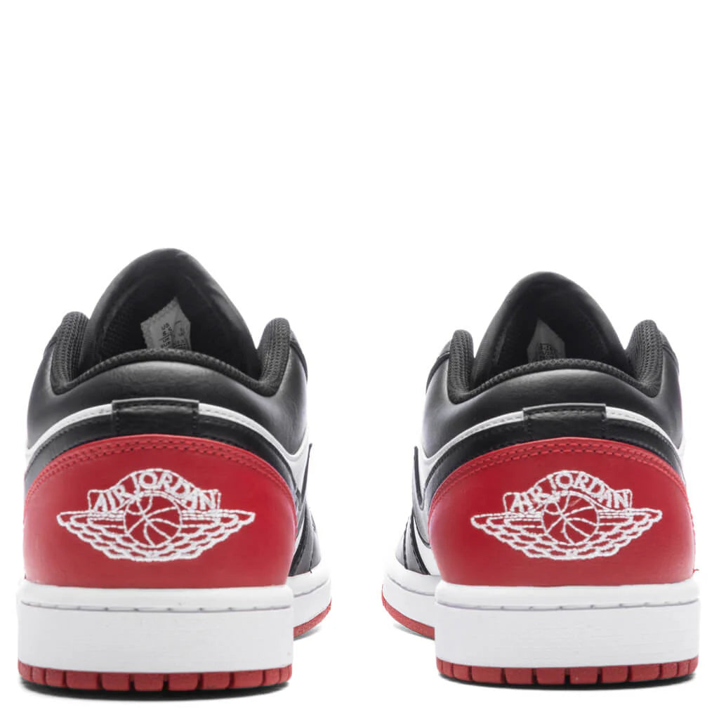 Air Jordan 1 Low White Black Varsity Red
