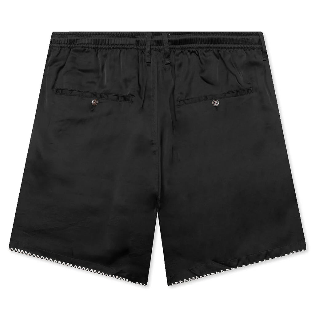 B Summer Blanket Stitch Short Black