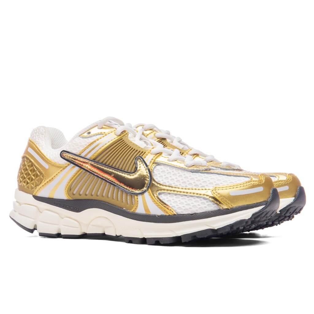 Womens Zoom Vomero 5 Photon Dust Metallic Gold Gridiron