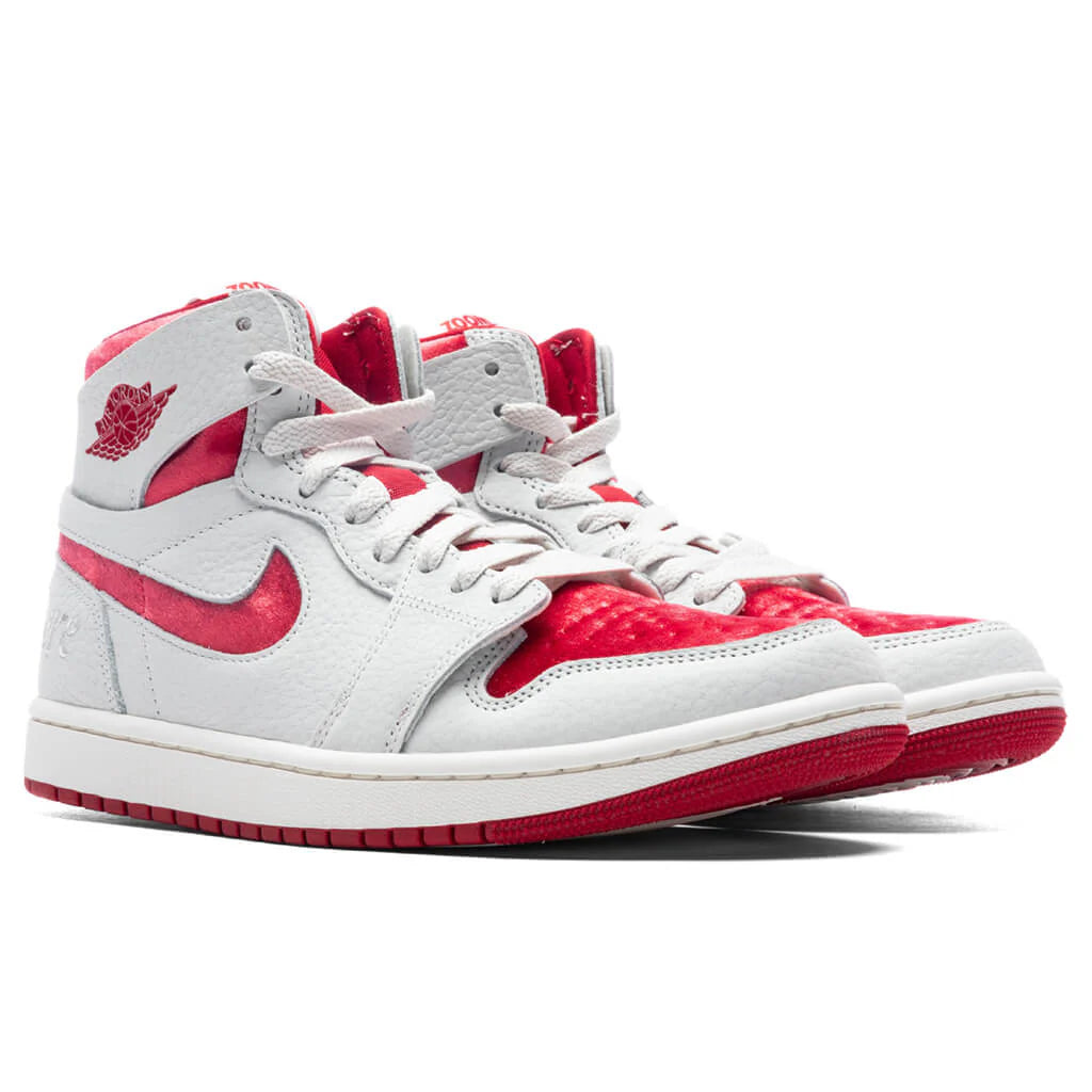 Womens Air Jordan 1 Zoom CMFT 2 Valentines Day Summit White Gym Red Phantom