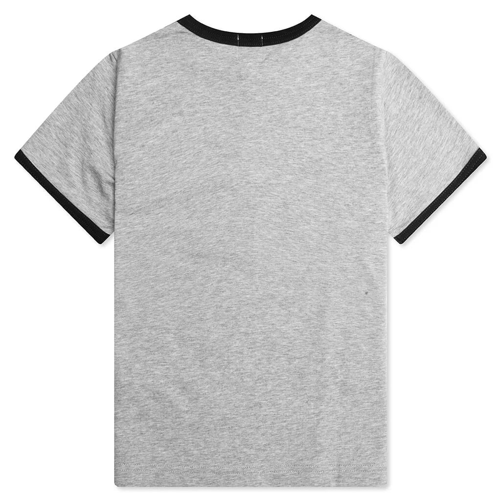 Kids Bape Emblem Tee Gray