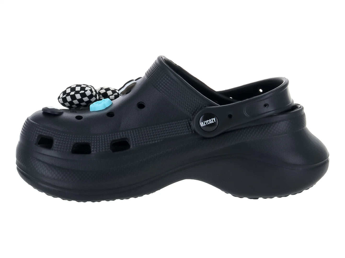 Sandalias Clogs LAZYCOZY Negro para Mujer