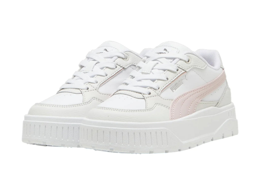 Tenis PUMA Carmen II Idol Blanco y Rosa para Niña