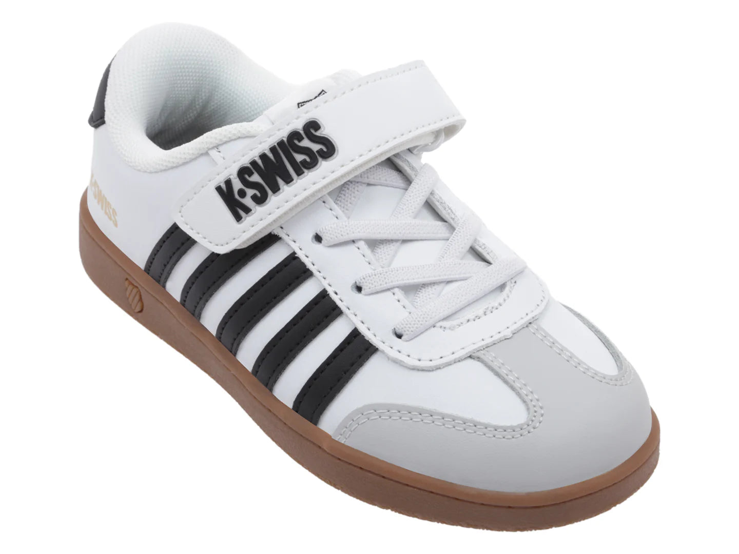 Tenis K SWISS Francis Court Blanco y Negro para Niño