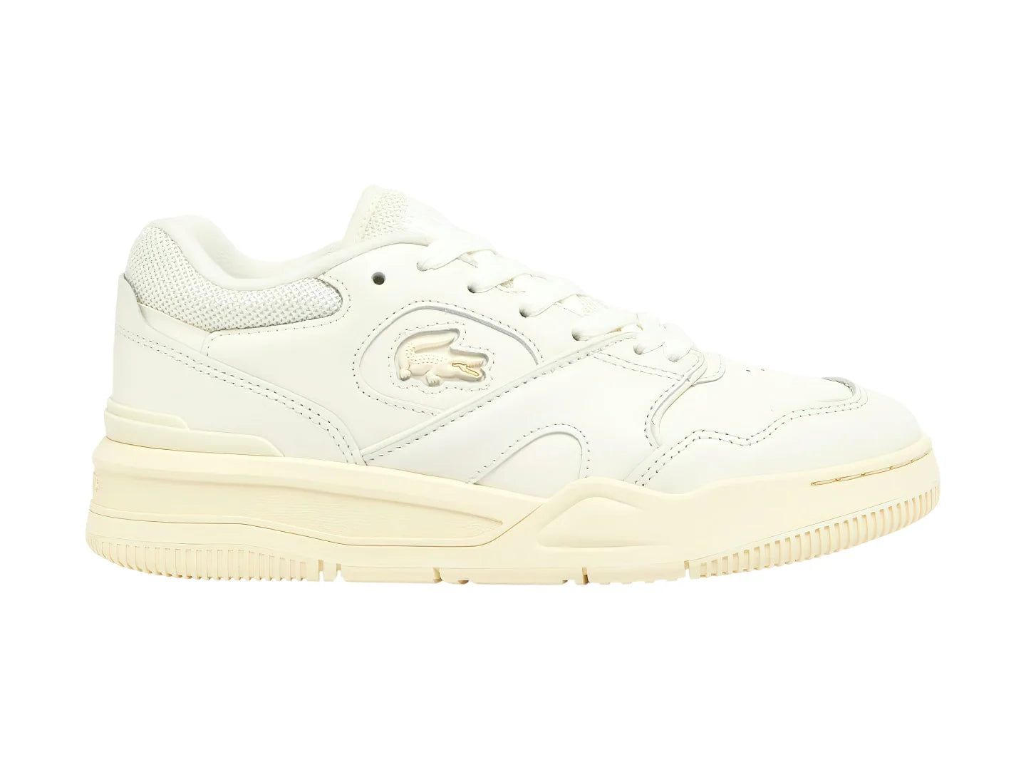 Tenis Lacoste Lineshot 224 Blanco y Amarillo para Mujer