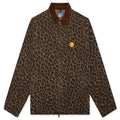 Smiley LA Work Jacket Leopard Print Brown