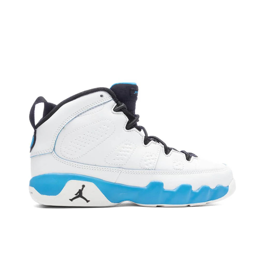 Air Jordan 9 Retro Powder Blue PS Summit White Black Dark Powder Blue