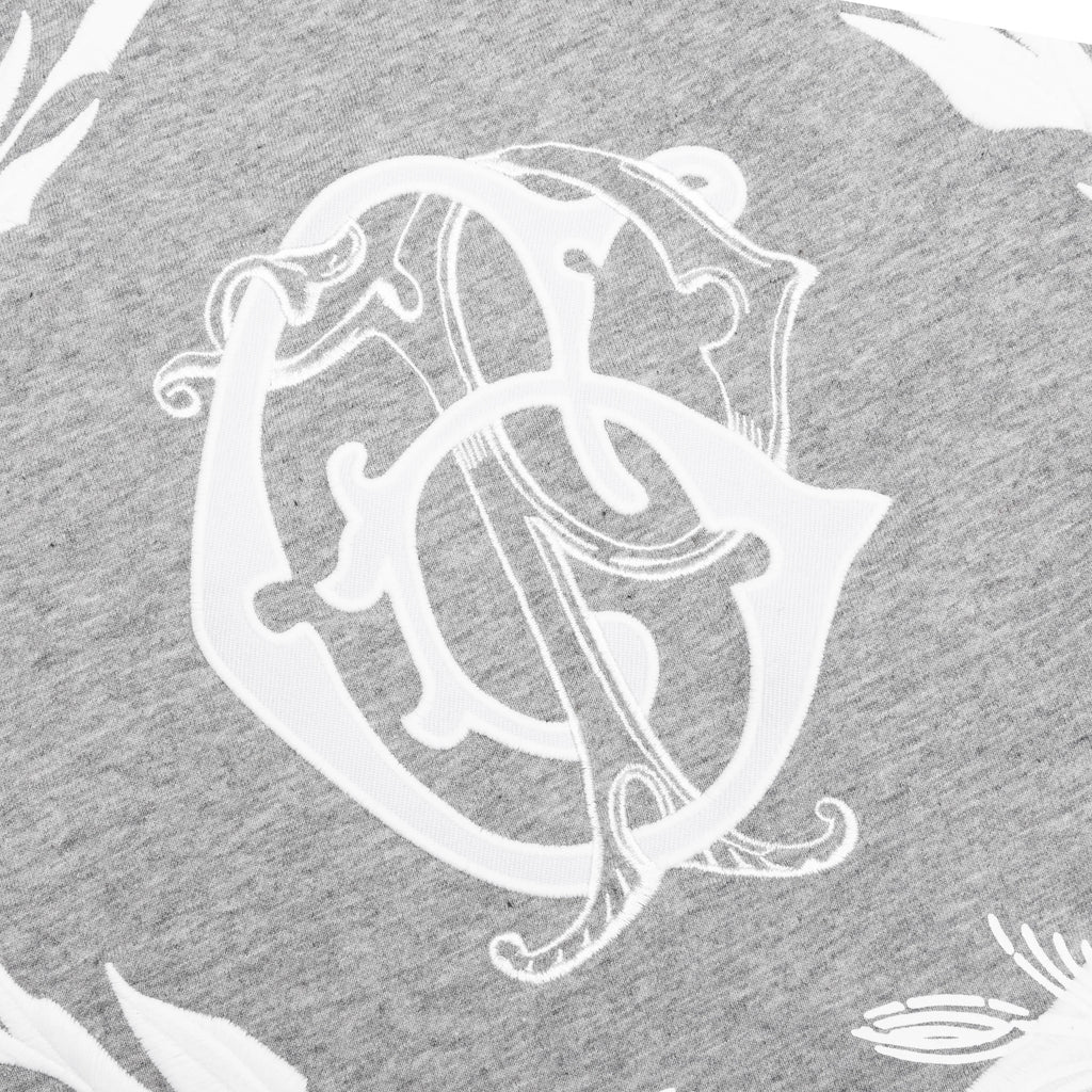 Crest T Shirt Light Grey Melange