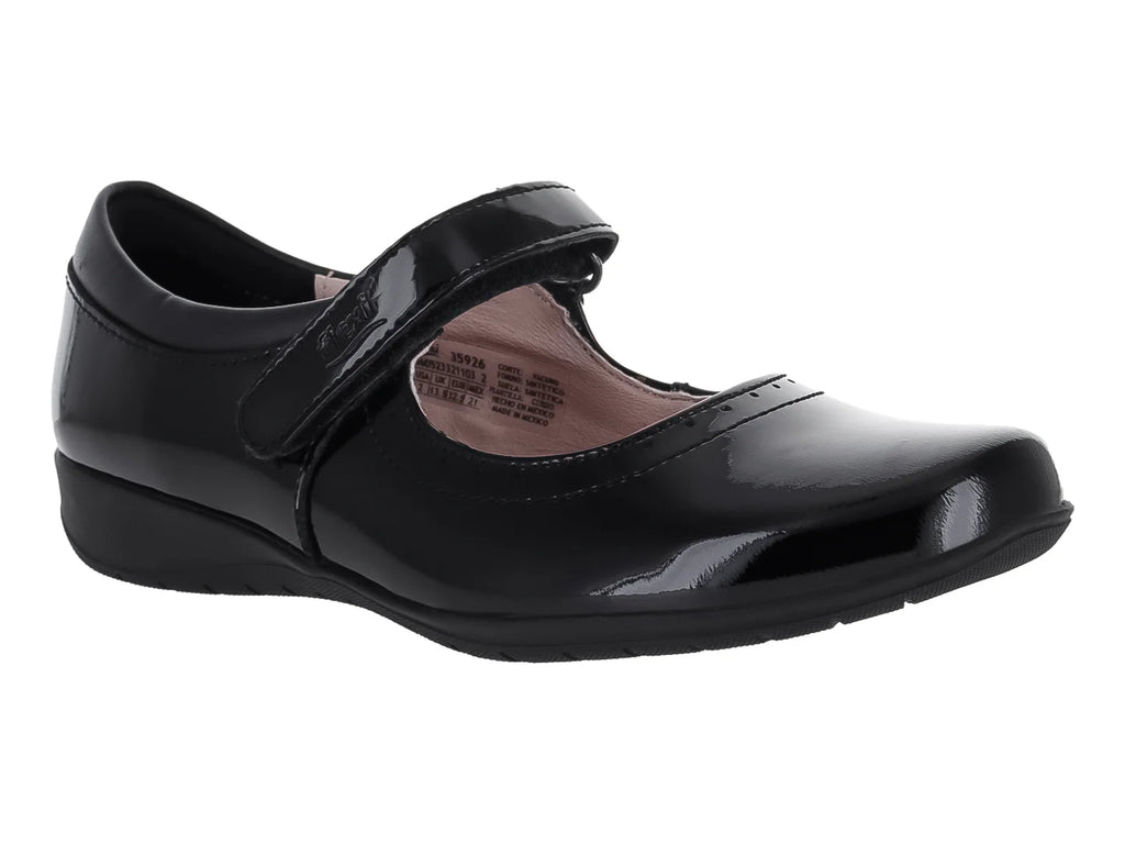 Zapatos Flexi de Charol Negro para Niña