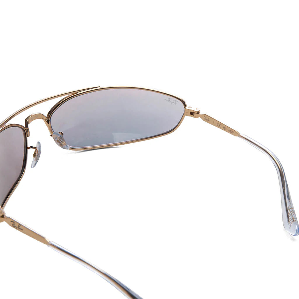 Ray Ban x AAP Rocky LE Mask Pinnacle Metal Gold Mirror