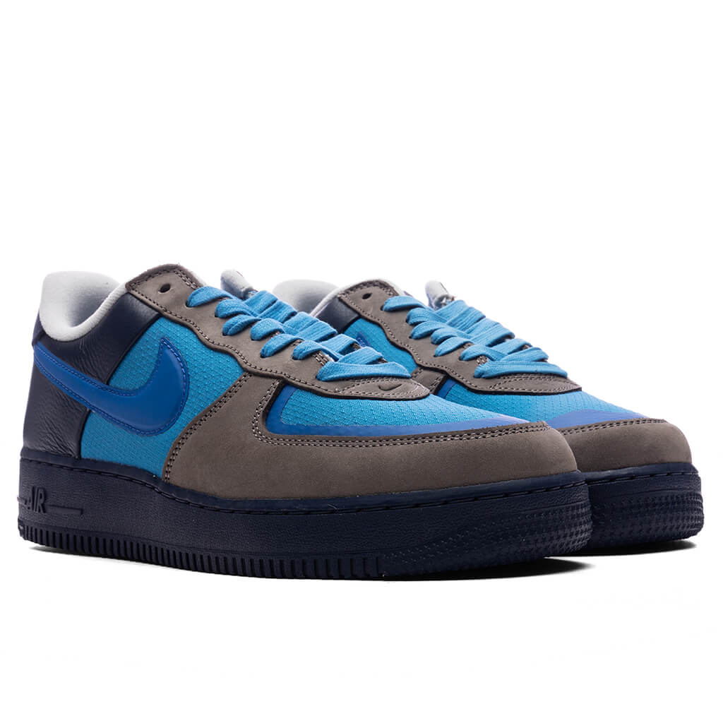 Nike x Stash Air Force 1 Low Soft Grey Varsity Royal Harbor Blue