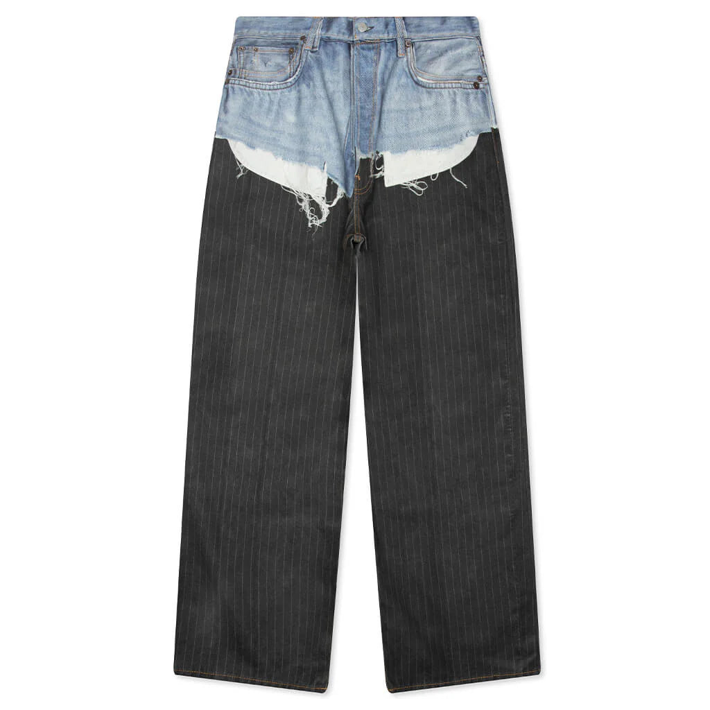 1981 Trompe Loeil Jeans Blue Black