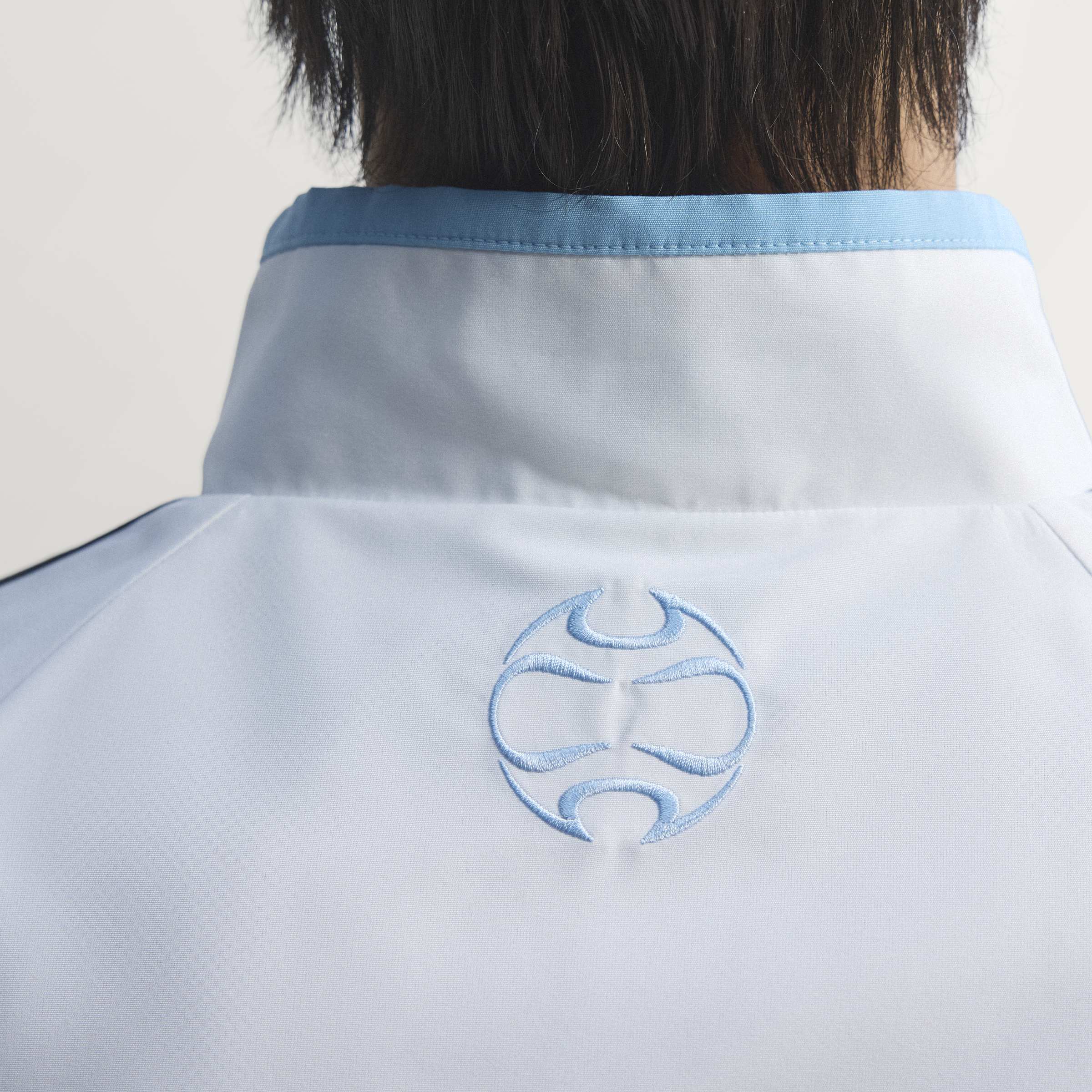 adidas Argentina Home Mens Track Top 2006 White Sky Blue