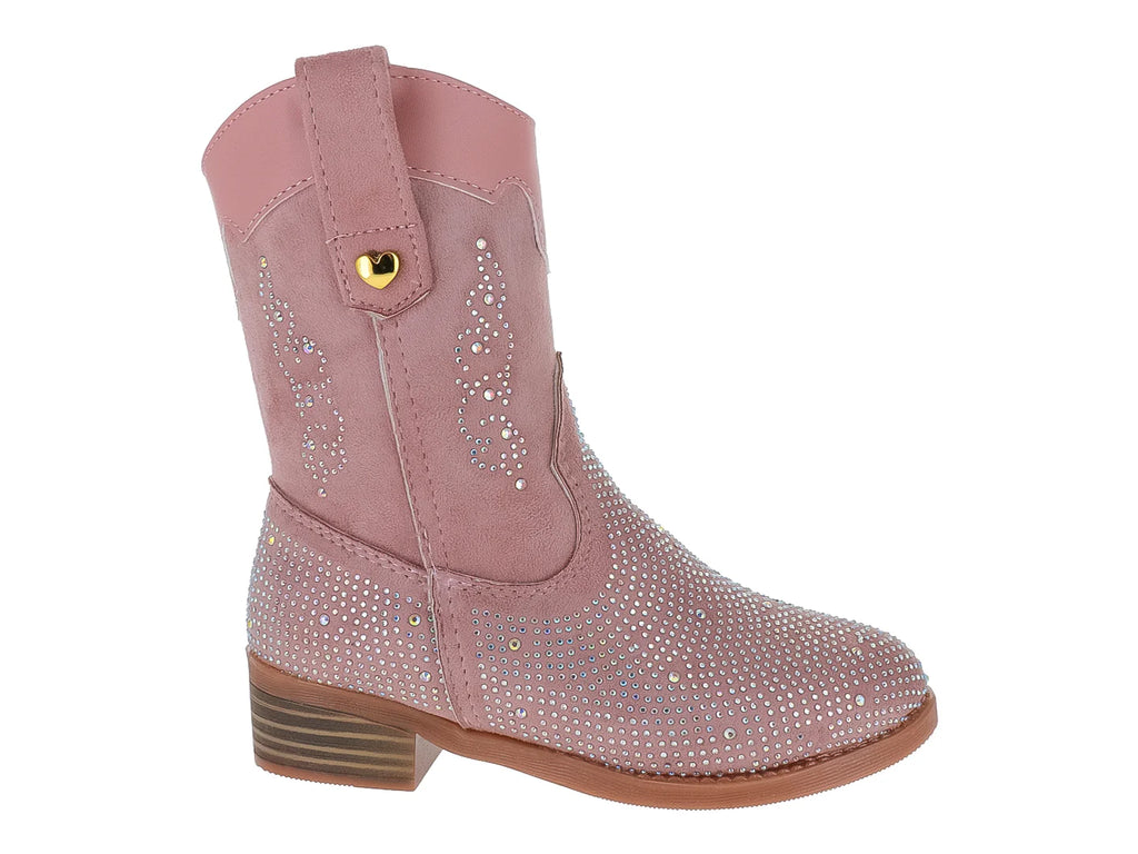 Botas Vaqueras Miroslava Rosa para Niña