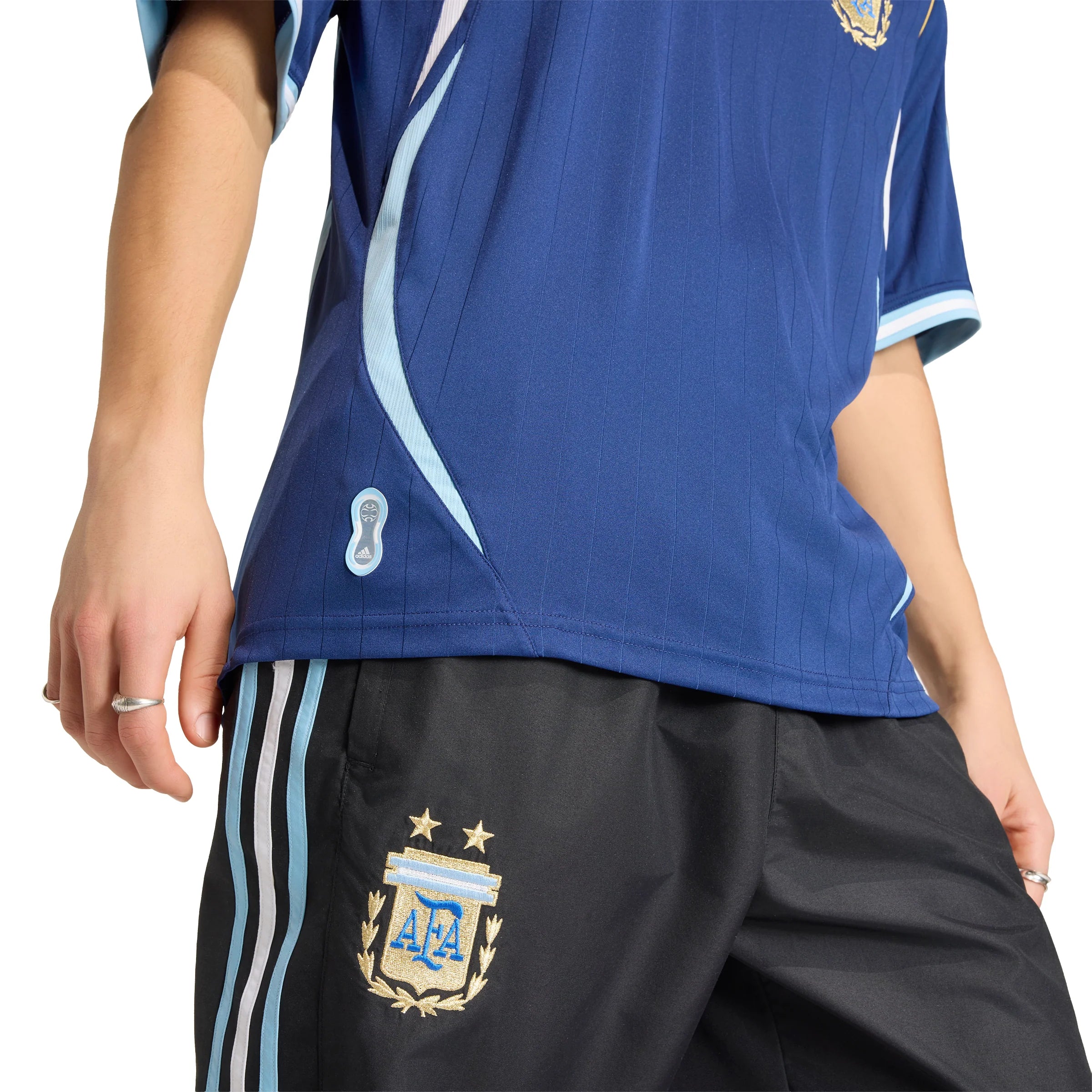 adidas Argentina Away Mens Soccer Jersey 2006 Dark Blue