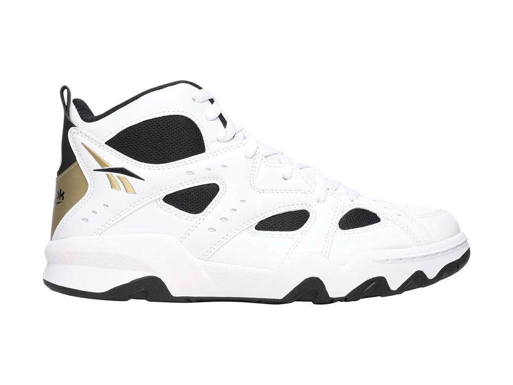 Tenis Reebok ATR Decimator Blanco y Dorado para Hombre