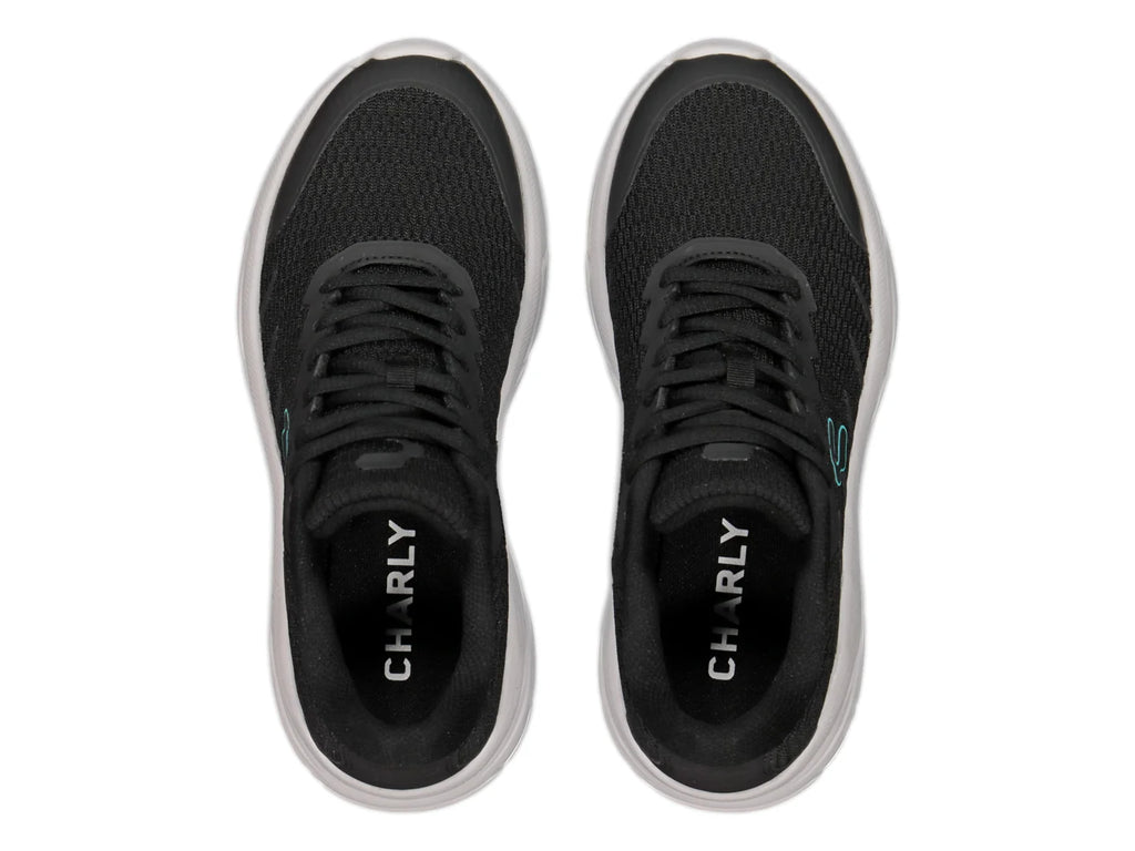 Tenis Charly Negro con Aqua para Mujer