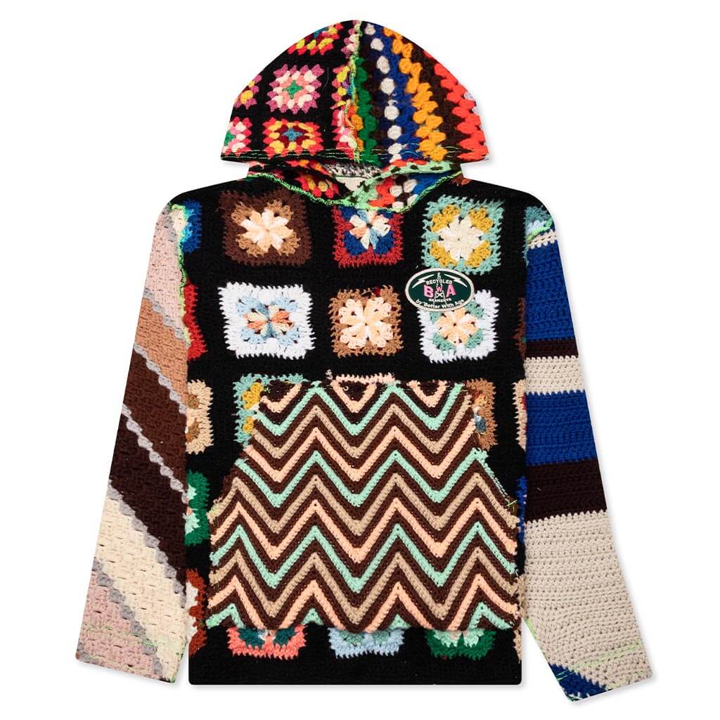 Nonnas Hand Knit Hoodie Multi