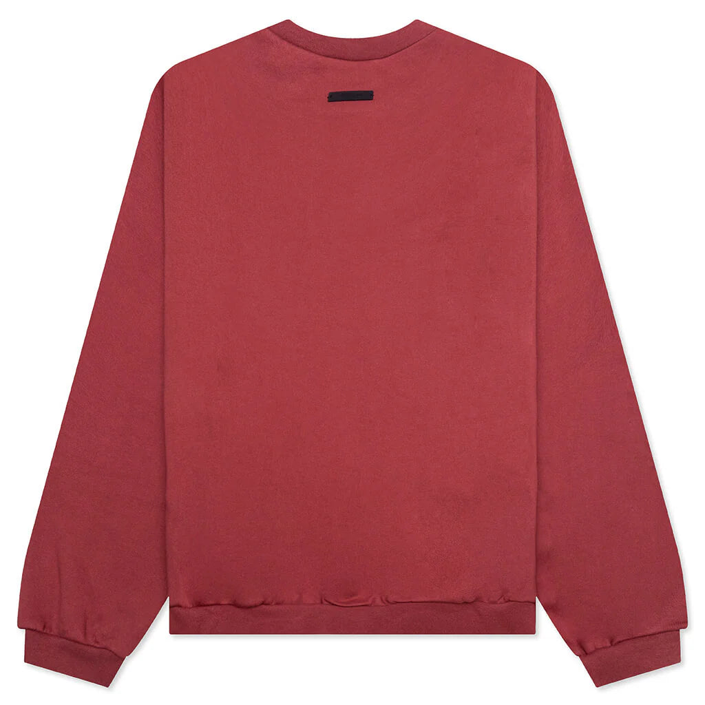 Heavy Fleece Crewneck Crimson