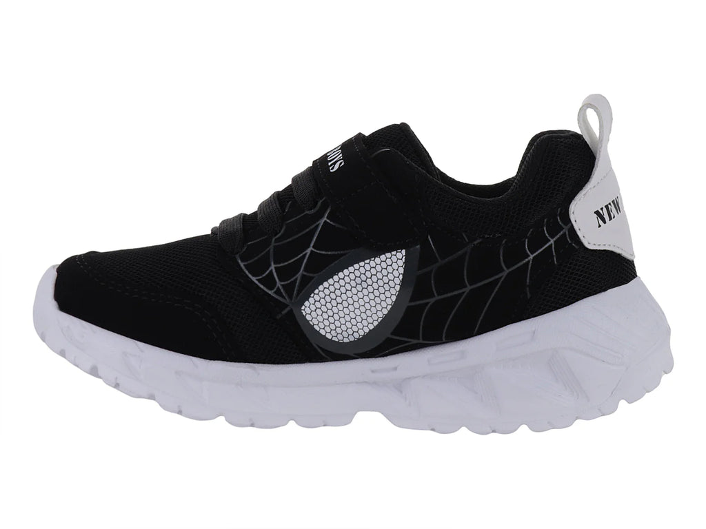 Tenis New Boys Negro y Blanco para Niño