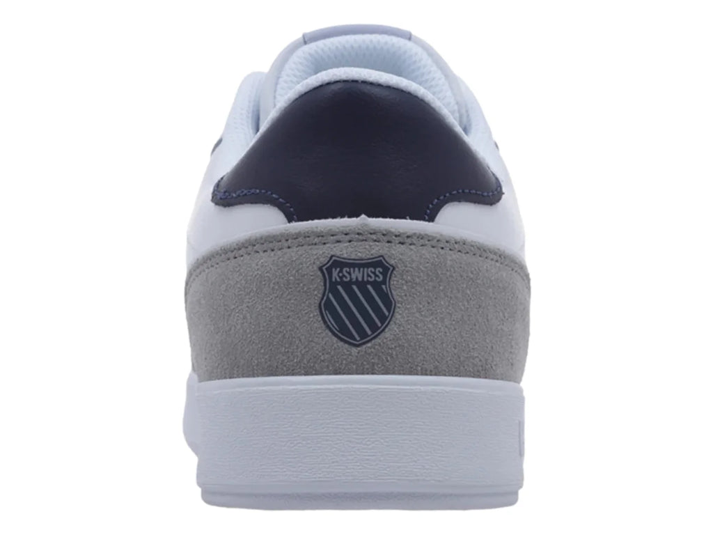 Tenis K Swiss Rinald Blanco Gris y Azul Marino para Hombre