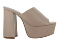 Sandalias Plataforma Luna Rosa Color Maquillaje para Mujer