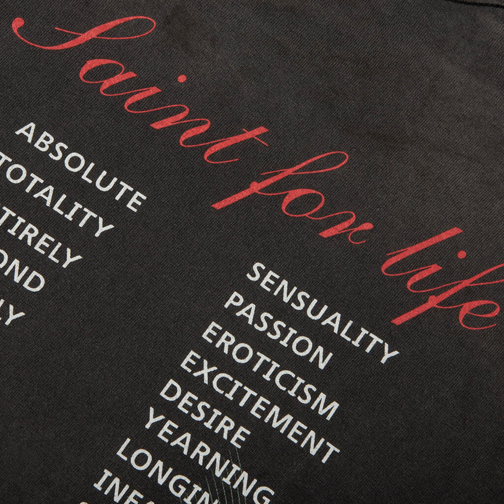 Saint M6 x Aerosmith S S T Shirt Black