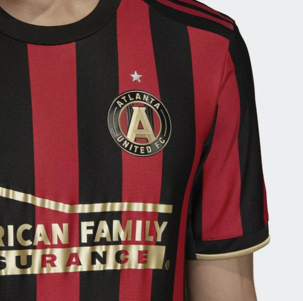 adidas Mens Atlanta United Authentic Home Jersey 19
