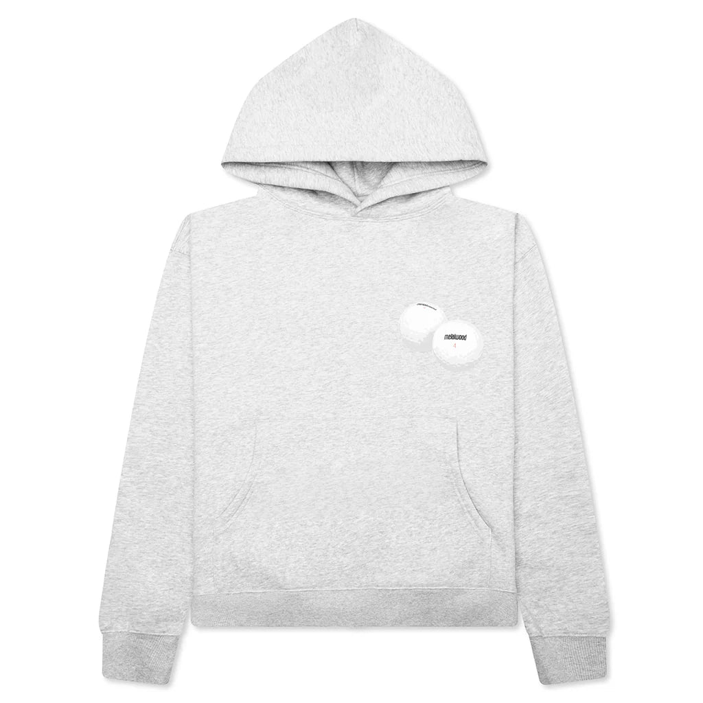 Grab Your Balls Hooded Sweatshirt Heather Grey