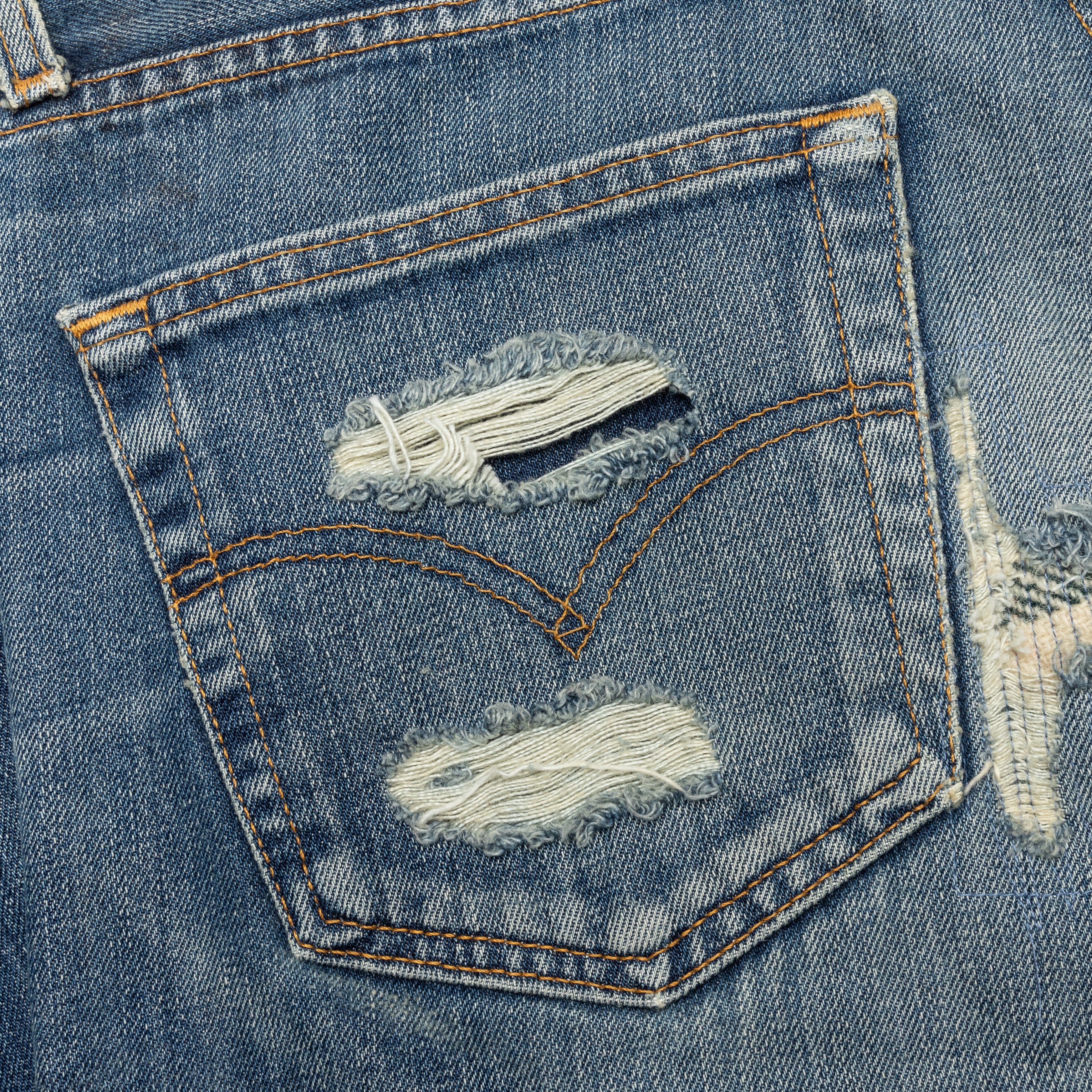 Denim Repair Pants Indigo