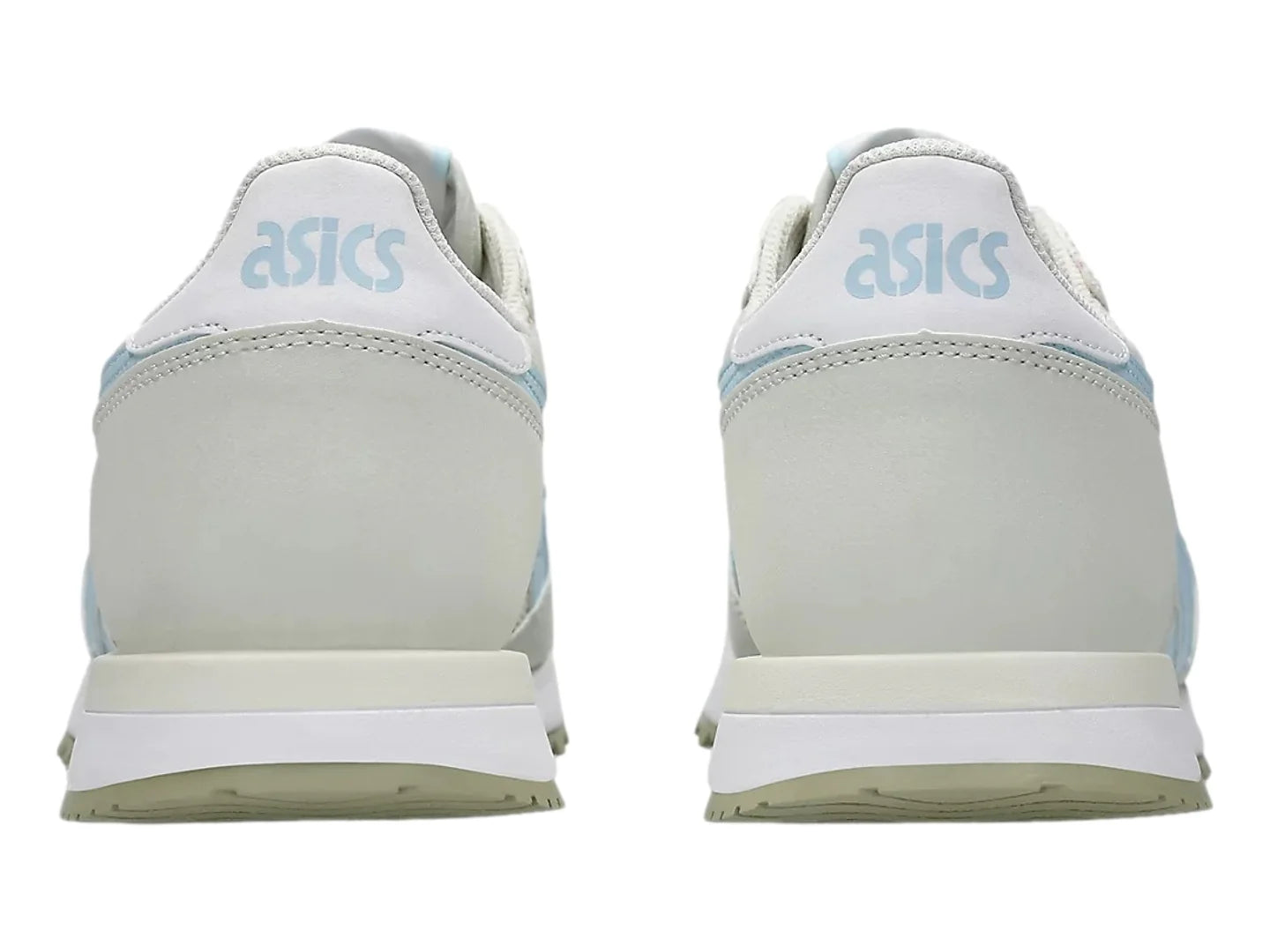 Tenis ASICS Tiger Runner LL Crema y Azul Claro para Mujer