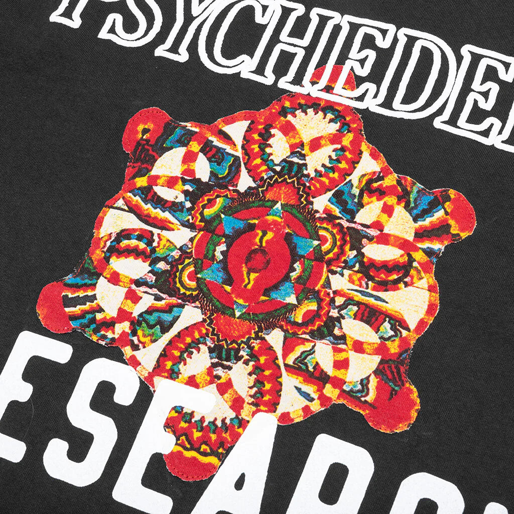 Psychedelic Research T shirt Vintage Black