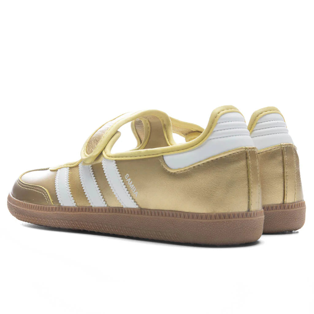 Womens Samba Jane Gold Metallic Cloud White Gum