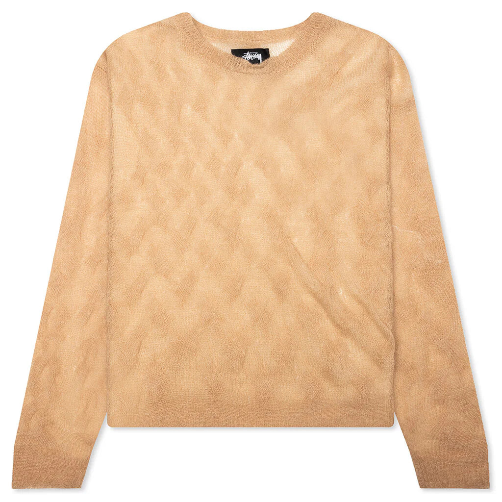 Loose Knit Cross Cable Sand
