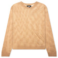 Loose Knit Cross Cable Sand
