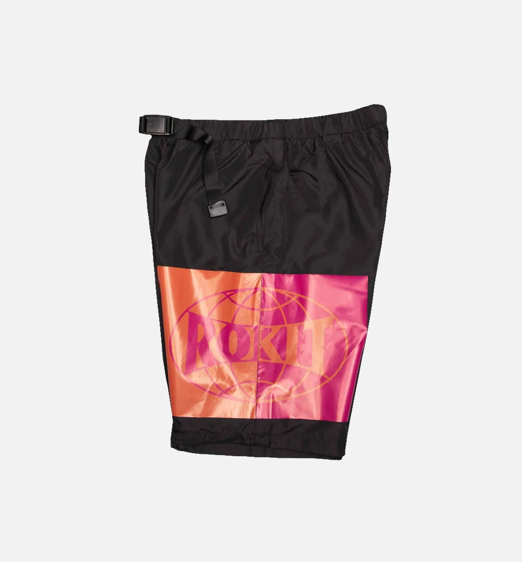 Welterweight Nylon Mens Shorts Black Black