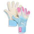 PUMA Future Pro RE Charge Hybrid Soccer Goalkeeper Glove White Blue Pink